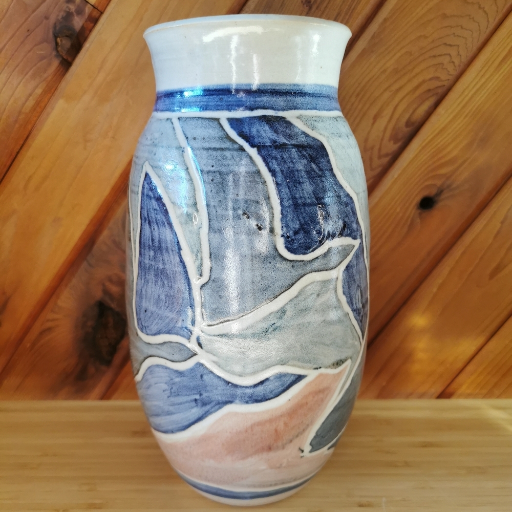 Flying Geese Pottery Vase